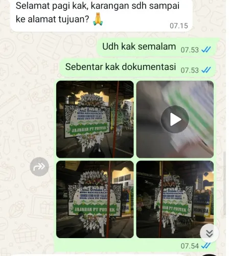 Pengiriman Papan Bunga Selamat Cakung Barat
